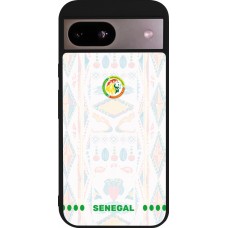 Google Pixel 8a Case Hülle - Silikon schwarz Senegal 2026 personalisierbares Fussballtrikot