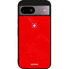 Google Pixel 8a Case Hülle - Silikon schwarz Schweiz 2026 personalisierbares Fussballtrikot