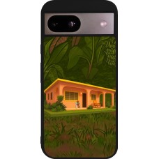 Google Pixel 8a Case Hülle - Silikon schwarz Benitos house DTMF
