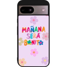 Google Pixel 8a Case Hülle - Silikon schwarz Karol G Manana sera bonito