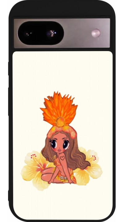 Google Pixel 8a Case Hülle - Silikon schwarz Karol G Tropicoqueta