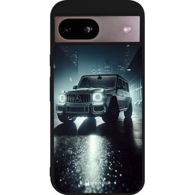 Google Pixel 8a Case Hülle - Silikon schwarz Mercedes G AMG Nacht