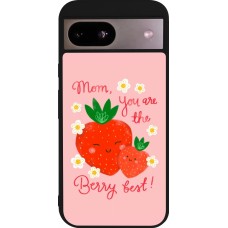 Google Pixel 8a Case Hülle - Silikon schwarz Mom 2026 Berry best
