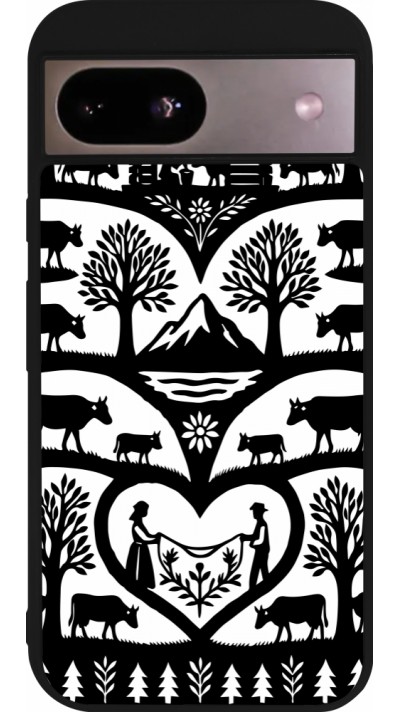 Google Pixel 8a Case Hülle - Silikon schwarz Poya Schweiz 2