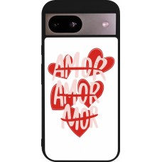 Google Pixel 8a Case Hülle - Silikon schwarz Saint Valentines Day 26 Amor