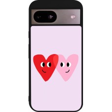 Google Pixel 8a Case Hülle - Silikon schwarz Saint Valentines Day 26 Heart