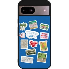 Google Pixel 8a Case Hülle - Silikon schwarz Seals of the Dominican Republic DTMF