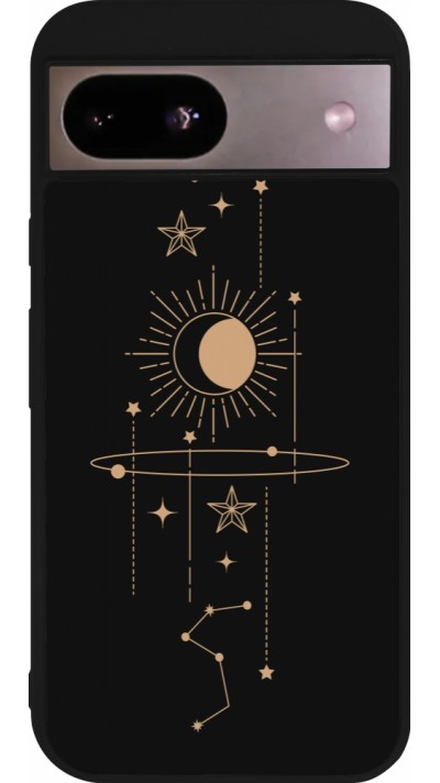 Google Pixel 8a Case Hülle - Silikon schwarz Spring 23 astro