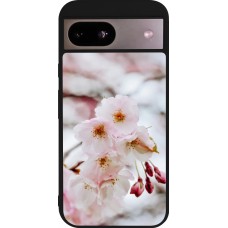 Google Pixel 8a Case Hülle - Silikon schwarz Cherry tree Spring 2026