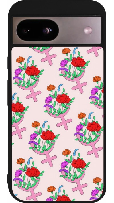 Google Pixel 8a Case Hülle - Silikon schwarz Womens day 2026 7