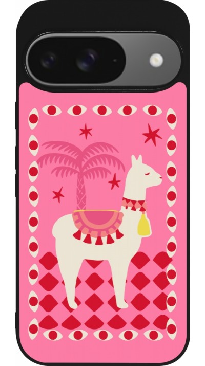 Google Pixel 9 / Pixel 9 Pro Case Hülle - Silikon schwarz Alpaca 2026