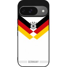Google Pixel 9 / Pixel 9 Pro Case Hülle - Silikon schwarz Deutschland 2026 personalisierbares Fussballtrikot