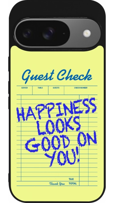 Google Pixel 9 / Pixel 9 Pro Case Hülle - Silikon schwarz Guest check 2026