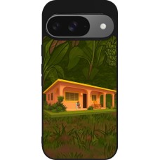 Google Pixel 9 / Pixel 9 Pro Case Hülle - Silikon schwarz Benitos house DTMF
