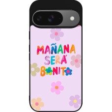 Google Pixel 9 / Pixel 9 Pro Case Hülle - Silikon schwarz Karol G Manana sera bonito