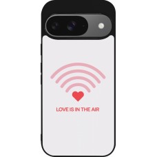 Google Pixel 9 / Pixel 9 Pro Case Hülle - Silikon schwarz Saint Valentines Day 26 Love is in the air