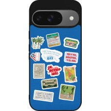 Google Pixel 9 / Pixel 9 Pro Case Hülle - Silikon schwarz Seals of the Dominican Republic DTMF