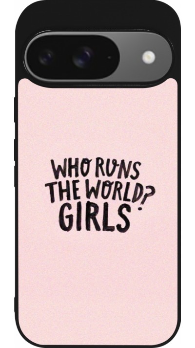 Google Pixel 9 / Pixel 9 Pro Case Hülle - Silikon schwarz Womens day 2026 3