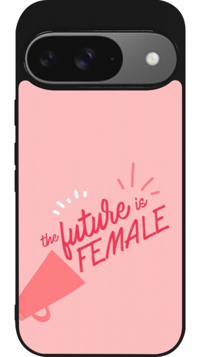 Google Pixel 9 / Pixel 9 Pro Case Hülle - Silikon schwarz Womens day 2026 4