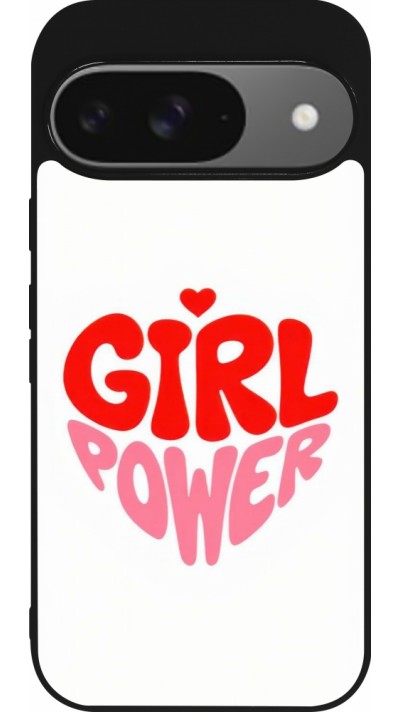 Google Pixel 9 / Pixel 9 Pro Case Hülle - Silikon schwarz Womens day 2026 6