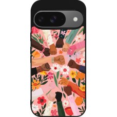 Google Pixel 9 / Pixel 9 Pro Case Hülle - Silikon schwarz Womens day 2026 8