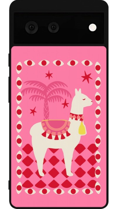 Google Pixel 6 Case Hülle - Silikon schwarz Alpaca 2026