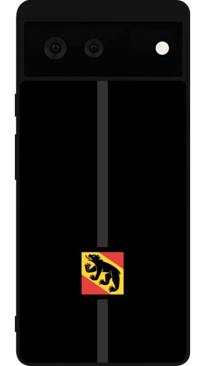 Coque Google Pixel 6 - Silicone rigide noir Canton BE noir