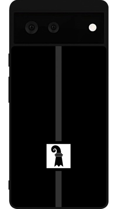 Coque Google Pixel 6 - Silicone rigide noir Canton BS noir