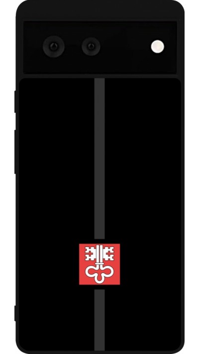 Coque Google Pixel 6 - Silicone rigide noir Canton NW noir