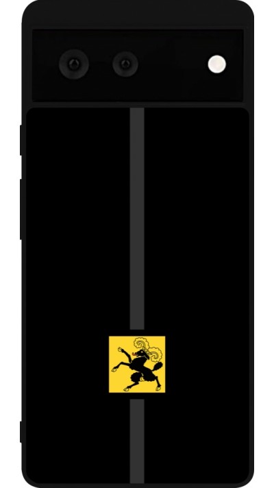 Coque Google Pixel 6 - Silicone rigide noir Canton SH noir