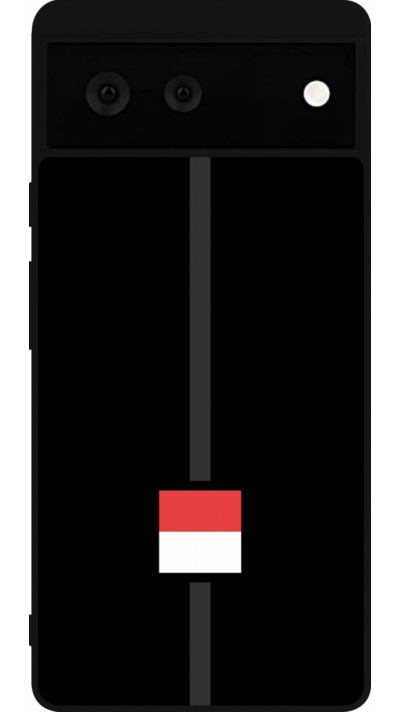 Coque Google Pixel 6 - Silicone rigide noir Canton SO noir