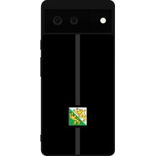 Coque Google Pixel 6 - Silicone rigide noir Canton TG noir
