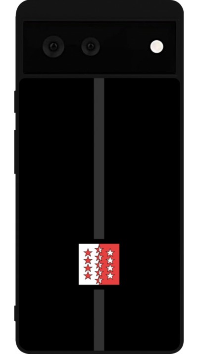Coque Google Pixel 6 - Silicone rigide noir Canton VS noir