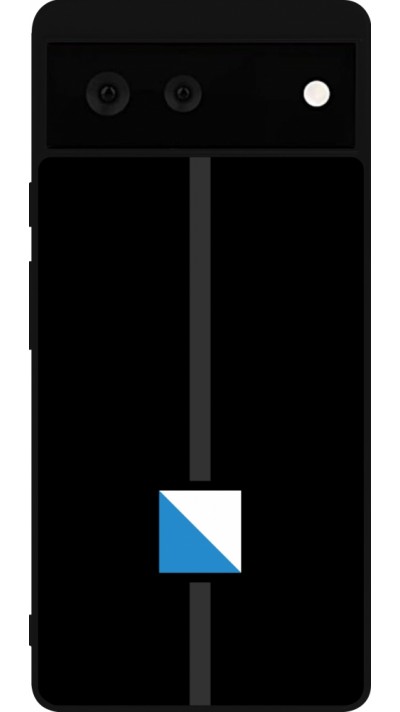Coque Google Pixel 6 - Silicone rigide noir Canton ZH noir