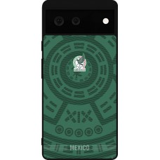 Google Pixel 6 Case Hülle - Silikon schwarz Mexiko 2026 personalisierbares Fussballtrikot