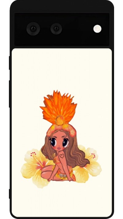 Google Pixel 6 Case Hülle - Silikon schwarz Karol G Tropicoqueta