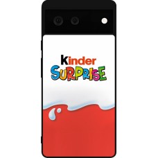 Google Pixel 6 Case Hülle - Silikon schwarz Kinder Surprise