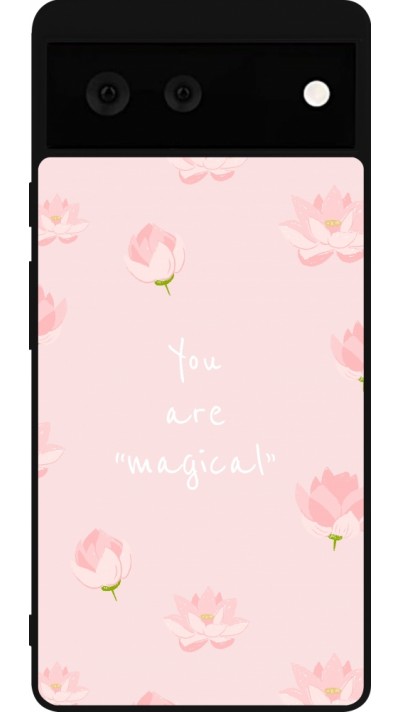 Coque Google Pixel 6 - Silicone rigide noir Mom 2023 your are magical