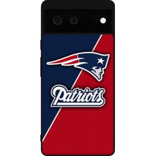 Google Pixel 6 Case Hülle - Silikon schwarz Super Bowl 26 Patriots 1