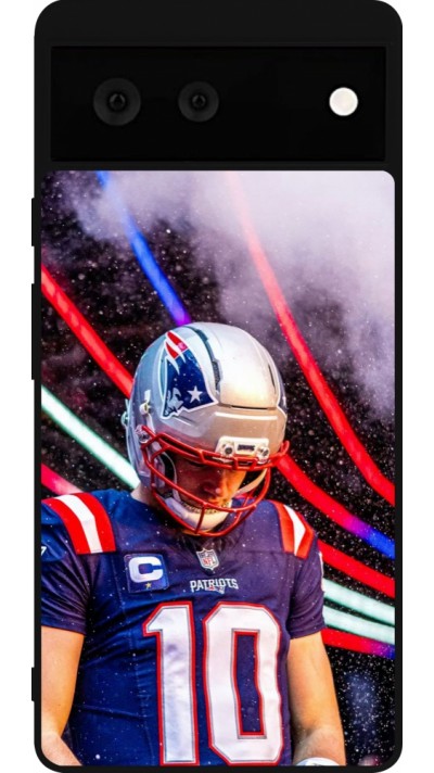 Google Pixel 6 Case Hülle - Silikon schwarz Super Bowl 26 Patriots 3