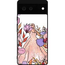 Google Pixel 6 Case Hülle - Silikon schwarz Taylor Swift Sketch - White