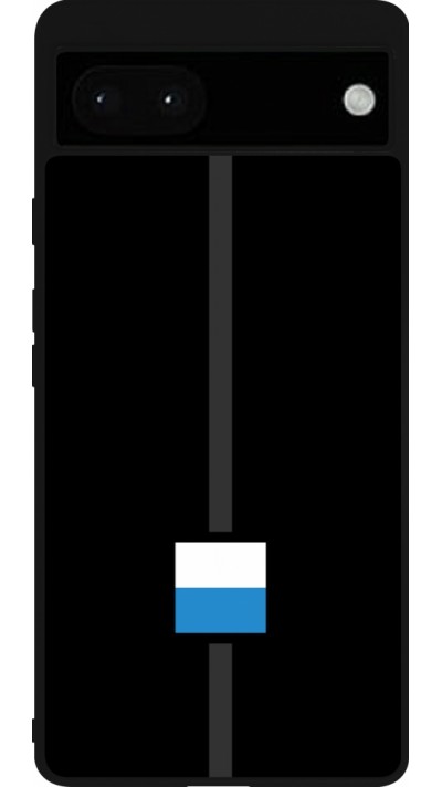 Google Pixel 6a Case Hülle - Silikon schwarz Kanton LU schwarz
