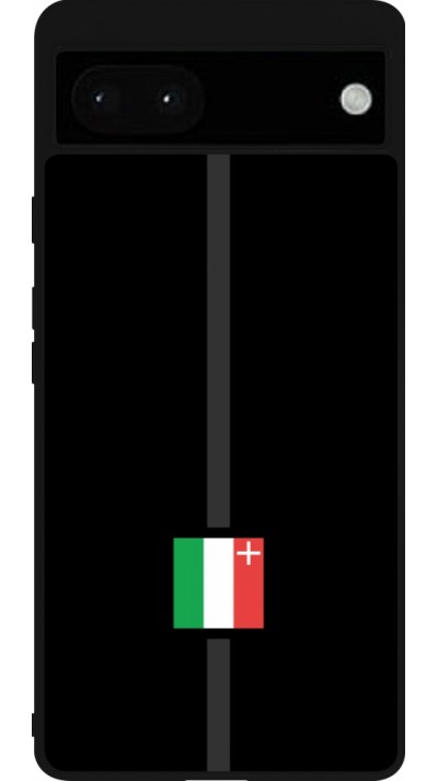 Google Pixel 6a Case Hülle - Silikon schwarz Kanton NE schwarz