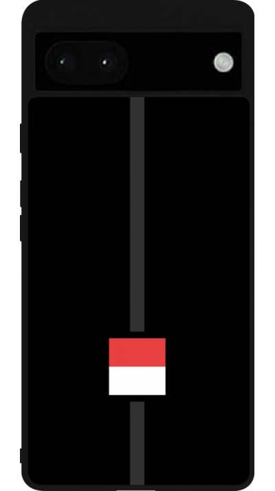 Google Pixel 6a Case Hülle - Silikon schwarz Kanton SO schwarz
