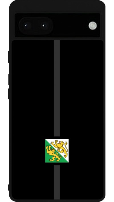 Google Pixel 6a Case Hülle - Silikon schwarz Kanton TG schwarz