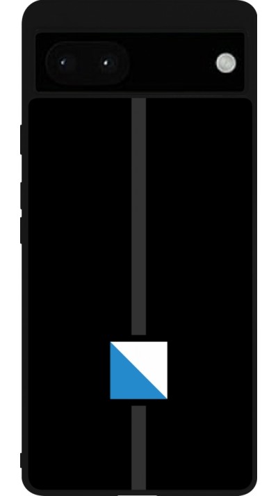 Google Pixel 6a Case Hülle - Silikon schwarz Kanton ZH schwarz