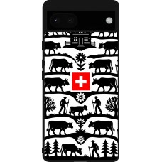 Google Pixel 6a Case Hülle - Silikon schwarz Poya Schweiz 3