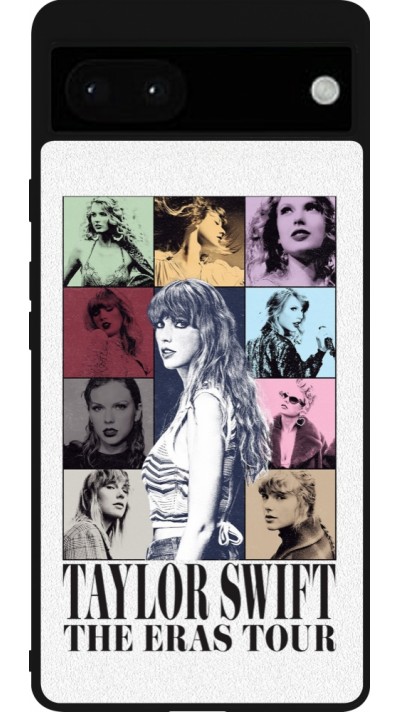 Google Pixel 6a Case Hülle - Silikon schwarz Taylor Swift The Eras Tour