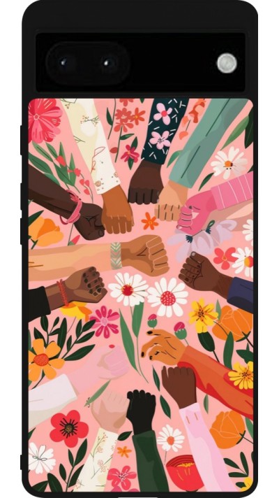 Coque Google Pixel 6a - Silicone rigide noir Womens day 2026 8