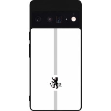 Google Pixel 6 Pro Case Hülle - Silikon schwarz Kanton AR weiss